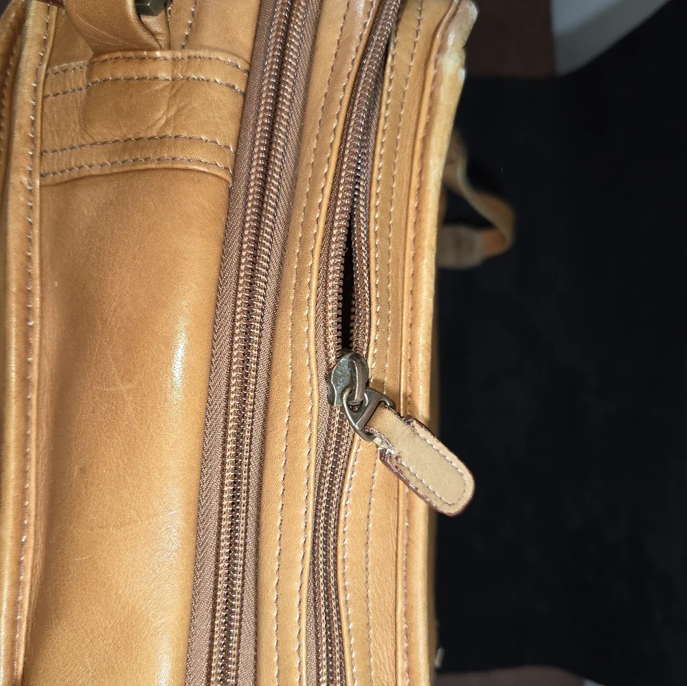 Mori Men’s Leather Messenger Bag Laptop Traveller Businessman Shoulder Bag 16